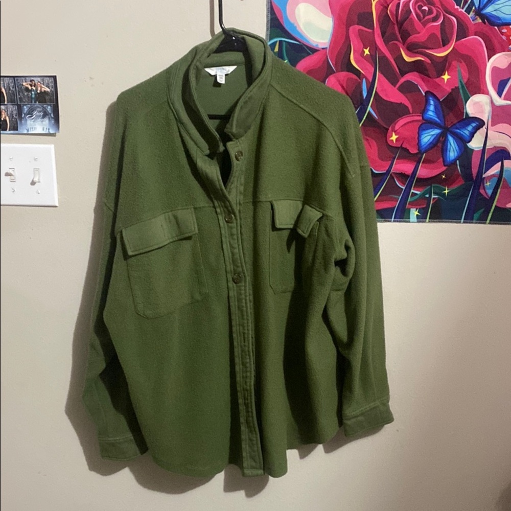 Time and Tru Olive Green Jacket